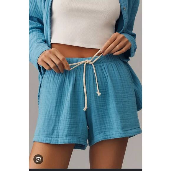 DONNI Eco Fleece Roll Shorts - Picture 1 of 10